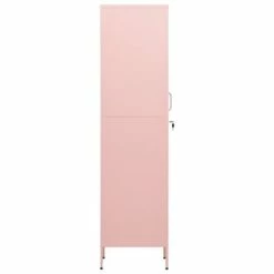 Flash Sale 🤩 VidaXL Locker Cabinet Pink 13.8"x18.1"x70.9" Steel 😉 -Cabinets & Storage Sales image 4 336256