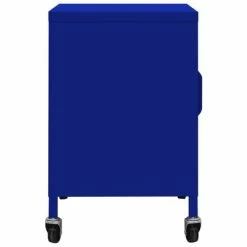 Wholesale 😀 VidaXL Storage Cabinet Navy Blue 23.6"x13.8"x22" Steel 🧨 -Cabinets & Storage Sales image 4 336262