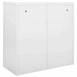 Cheapest ❤️ VidaXL Sliding Door Cabinet Gray 35.4"x15.7"x35.4" Steel 🌟 -Cabinets & Storage Sales image 4 336430