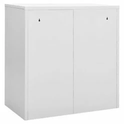 Cheap ✔️ VidaXL Locker Cabinet Light Gray and Green 35.4"x17.7"x36.4" Steel 😍 -Cabinets & Storage Sales image 4 336435