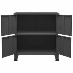Wholesale 👏 VidaXL Industrial Filing Cabinet Anthracite 29.5"x15.7"x31.5" Steel 🥰 -Cabinets & Storage Sales image 4 339627