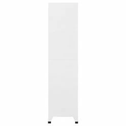 Best deal 🛒 VidaXL Locker Cabinet White 35.4"x17.7"x70.9" Steel 😍 -Cabinets & Storage Sales image 4 339812