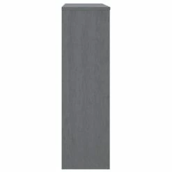 Best Pirce 🔔 VidaXL Top for Highboard Dark Gray 35.4"x11.8"x39.4" Solid Wood Pine 😀 -Cabinets & Storage Sales image 4 340434