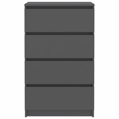 Best deal 🔔 VidaXL Sideboard Gray 23.6"x13.8"x38.8" Engineered Wood 🎁 4 Best deal 🔔 VidaXL Sideboard Gray 23.6"x13.8"x38.8" Engineered Wood 🎁 - Image 4