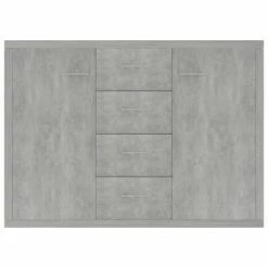 Best reviews of π VidaXL Sideboard Concrete Gray 34.6"x11.8"x25.6" Engineered Wood π 9 Best reviews of π VidaXL Sideboard Concrete Gray 34.6"x11.8"x25.6" Engineered Wood π -Cabinets & Storage Sales image 4 800688