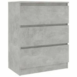 Cheapest ❤️ VidaXL Sideboard Concrete Gray 23.6"x13.8"x29.9" Engineered Wood 😀 -Cabinets & Storage Sales image 4 801386