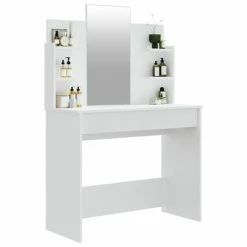 Coupon 𧨠VidaXL π Dressing Table with Mirror White 37.8"x15.7"x55.9" π 9 Coupon 𧨠VidaXL π Dressing Table with Mirror White 37.8"x15.7"x55.9" π -Cabinets & Storage Sales image 4 802831
