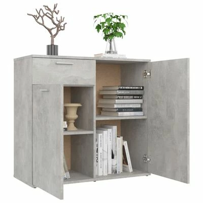 Brand new ๐ VidaXL Sideboard Concrete Gray 31.5"x14.2"x29.5" Engineered Wood ๐ฅ 4 Brand new ๐ VidaXL Sideboard Concrete Gray 31.5"x14.2"x29.5" Engineered Wood ๐ฅ - Image 4