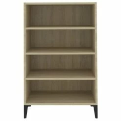 Cheapest 🔥 VidaXL Sideboard Sonoma Oak 22.4"x13.8"x35.4" Engineered Wood 👍 -Cabinets & Storage Sales image 4 806133