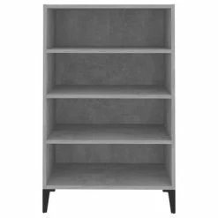 New ⭐ VidaXL Sideboard Concrete Gray 22.4"x13.8"x35.4" Engineered Wood ⭐ -Cabinets & Storage Sales image 4 806134