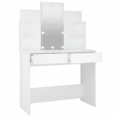 Cheap π― VidaXL π Dressing Table with LED White 37.8"x15.7"x55.9" π 4 Cheap π― VidaXL π Dressing Table with LED White 37.8"x15.7"x55.9" π - Image 4