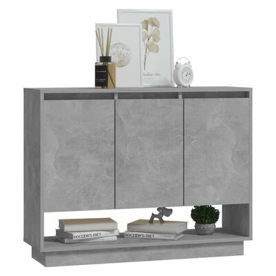 Cheapest โ VidaXL Sideboard Concrete Gray 38.2"x12.2"x29.5" Engineered Wood ๐คฉ 4 Cheapest โ VidaXL Sideboard Concrete Gray 38.2"x12.2"x29.5" Engineered Wood ๐คฉ - Image 4