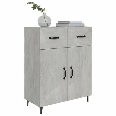 Wholesale β€οΈ VidaXL Sideboard Concrete Gray 27.4"x13.4"x35.4" Engineered Wood π 4 Wholesale β€οΈ VidaXL Sideboard Concrete Gray 27.4"x13.4"x35.4" Engineered Wood π - Image 4