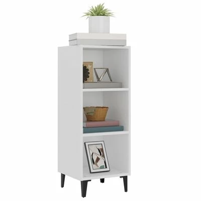 Deals ⌛ VidaXL Sideboard White 13.6"x12.8"x35.4" Engineered Wood ❤️ 4 Deals ⌛ VidaXL Sideboard White 13.6"x12.8"x35.4" Engineered Wood ❤️ - Image 4