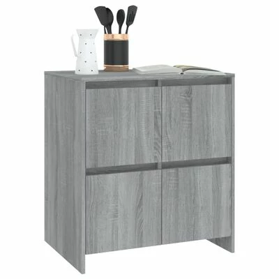 Brand new ๐งจ VidaXL Sideboard Gray Sonoma 27.6"x16.1"x29.5" Engineered Wood ๐ 4 Brand new ๐งจ VidaXL Sideboard Gray Sonoma 27.6"x16.1"x29.5" Engineered Wood ๐ - Image 4