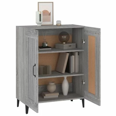 Coupon ๐งจ VidaXL Sideboard Gray Sonoma 27.4"x13.4"x35.4" Engineered Wood ๐ 4 Coupon ๐งจ VidaXL Sideboard Gray Sonoma 27.4"x13.4"x35.4" Engineered Wood ๐ - Image 4