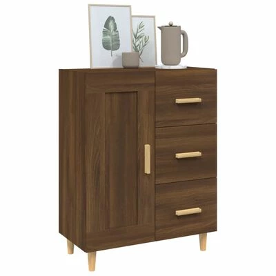 New ๐ VidaXL Sideboard Brown Oak 27.4"x13.4"x35.4" Engineered Wood โ 4 New ๐ VidaXL Sideboard Brown Oak 27.4"x13.4"x35.4" Engineered Wood โ - Image 4