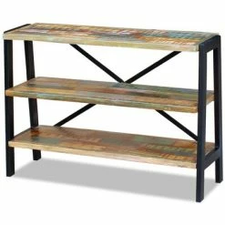 Best deal 😍 VidaXL Sideboard 3 Shelves Solid Reclaimed Wood 🔥 -Cabinets & Storage Sales image 5 243274