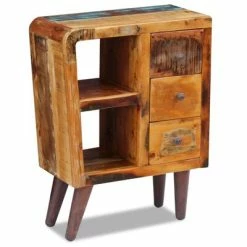 Top 10 💯 VidaXL Sideboard Solid Reclaimed Wood 23.6"x11.8"x31.5" 🔔 -Cabinets & Storage Sales image 5 243343