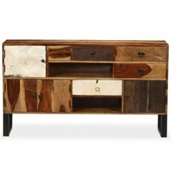 Deals 🎁 VidaXL Sideboard Solid Sheesham Wood 55.1"x11.8"x31.5" ⭐ -Cabinets & Storage Sales image 5 244931