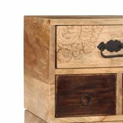 Outlet 🛒 VidaXL Sideboard Solid Mango Wood 45.3"x11.8"x31.5" 🛒 -Cabinets & Storage Sales image 5 244937