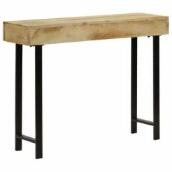 Top 10 🥰 VidaXL Console Table Solid Mango Wood 40.2"x11.8"x31.1" 👏 -Cabinets & Storage Sales image 5 246977