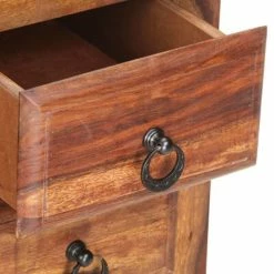 Best reviews of 💯 VidaXL Drawer Cabinet 23.6"x13.8"x29.5" Solid Sheesham Wood ❤️ -Cabinets & Storage Sales image 5 286395