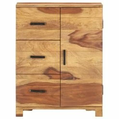 Buy 🔔 VidaXL Sideboard 22.8"x11.8"x29.5" Solid Sheesham Wood 💯 -Cabinets & Storage Sales image 5 287333