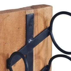 Flash Sale 🛒 VidaXL Wine Rack for 6 Bottles 13.8"x13.8"x39.4" Solid Teak Wood ✔️ -Cabinets & Storage Sales image 5 288809