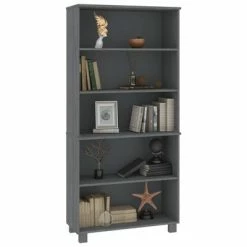 Promo 🤩 VidaXL Highboard Solid Wood Pine Dark Gray ⭐ -Cabinets & Storage Sales image 5 3100940