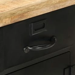 Wholesale ⌛ VidaXL Sideboard 23.6"x11.8"x29.9" Rough Mango Wood 👍 -Cabinets & Storage Sales image 5 320663