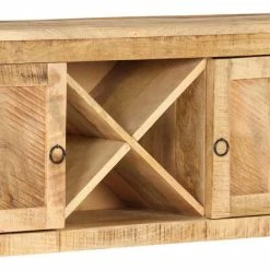 Best reviews of 🛒 VidaXL Sideboard 47.2"x11.8"x29.9" Rough Mango Wood 😀 -Cabinets & Storage Sales image 5 321788