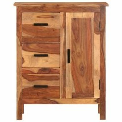 Hot Sale 🎉 VidaXL Sideboard 25.6"x11.8"x31.5" Solid Sheesham Wood ✨ -Cabinets & Storage Sales image 5 328374