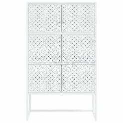 Cheapest ๐ VidaXL Highboard White 31.5"x13.8"x53.1" Steel ๐ 10 Cheapest ๐ VidaXL Highboard White 31.5"x13.8"x53.1" Steel ๐ -Cabinets & Storage Sales image 5 335878