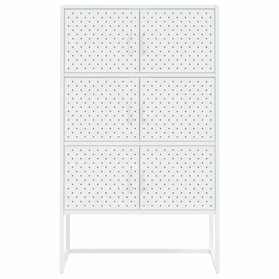 Cheapest ๐ VidaXL Highboard White 31.5"x13.8"x53.1" Steel ๐ 5 Cheapest ๐ VidaXL Highboard White 31.5"x13.8"x53.1" Steel ๐ - Image 5