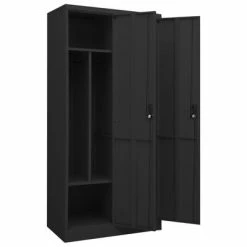 Cheap ๐ VidaXL Wardrobe Anthracite 31.5"x19.7"x70.9" Steel โค๏ธ 10 Cheap ๐ VidaXL Wardrobe Anthracite 31.5"x19.7"x70.9" Steel โค๏ธ -Cabinets & Storage Sales image 5 335969