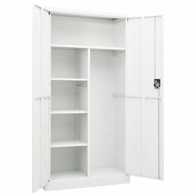 Deals π VidaXL Locker Cabinet White 35.4"x15.7"x70.9" Steel π 5 Deals π VidaXL Locker Cabinet White 35.4"x15.7"x70.9" Steel π - Image 5