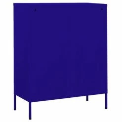 Hot Sale ⌛ VidaXL Storage Cabinet Navy Blue 31.5"x13.8"x40" Steel 🤩 -Cabinets & Storage Sales image 5 336163