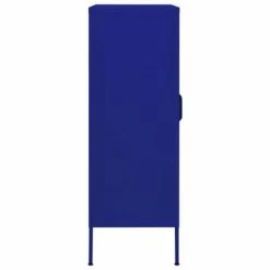 Best deal ⌛ VidaXL Storage Cabinet Navy Blue 31.5"x13.8"x40" Steel ✔️ -Cabinets & Storage Sales image 5 336172