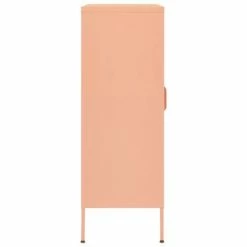 Discount 😉 VidaXL Storage Cabinet Pink 31.5"x13.8"x40" Steel 🥰 -Cabinets & Storage Sales image 5 336175