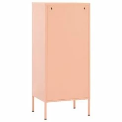 Best deal 🎁 VidaXL Storage Cabinet Pink 16.7"x13.8"x40" Steel ✔️ -Cabinets & Storage Sales image 5 336184