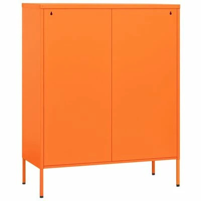 Buy π VidaXL Chest of Drawers Orange 31.5"x13.8"x40" Steel π 5 Buy π VidaXL Chest of Drawers Orange 31.5"x13.8"x40" Steel π - Image 5