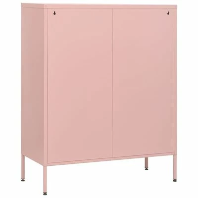 Wholesale π VidaXL Chest of Drawers Pink 31.5"x13.8"x40" Steel π€© 5 Wholesale π VidaXL Chest of Drawers Pink 31.5"x13.8"x40" Steel π€© - Image 5