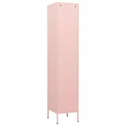 Flash Sale 🤩 VidaXL Locker Cabinet Pink 13.8"x18.1"x70.9" Steel 😉 -Cabinets & Storage Sales image 5 336256