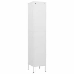 Cheapest 🌟 VidaXL Locker Cabinet White 13.8"x18.1"x70.9" Steel ⌛ -Cabinets & Storage Sales image 5 336260