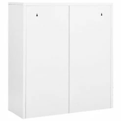 Best Pirce 🥰 VidaXL Office Cabinet White 35.4"x15.7"x40.2" Steel 💯 -Cabinets & Storage Sales image 5 336405