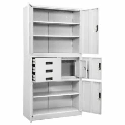 Coupon ๐ VidaXL Office Cabinet White 35.4"x15.7"x70.9" Steel ๐งจ 10 Coupon ๐ VidaXL Office Cabinet White 35.4"x15.7"x70.9" Steel ๐งจ -Cabinets & Storage Sales image 5 336413
