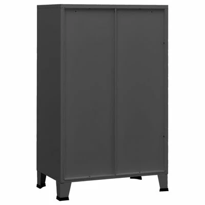 Cheap 😍 VidaXL Industrial Storage Cabinet Anthracite 27.6"x15.7"x45.3" Metal ✔️ 5 Cheap 😍 VidaXL Industrial Storage Cabinet Anthracite 27.6"x15.7"x45.3" Metal ✔️ - Image 5
