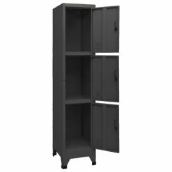 Wholesale 🤩 VidaXL Locker Cabinet Anthracite 15"x17.7"x70.9" Steel 😀 -Cabinets & Storage Sales image 5 339783