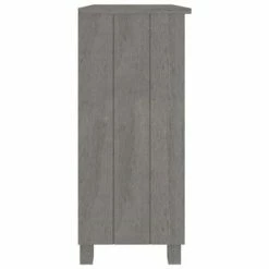 Outlet 🌟 VidaXL Sideboard Light Gray 33.5"x13.8"x31.5" Solid Wood Pine ⌛ -Cabinets & Storage Sales image 5 340503